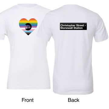 MTA Pride Shirt Christopher Street - Stonewall Station