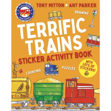 Terrific Trains Sticker Activity Book