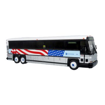 2001 MCI D4000 Coach: MTA New York City - 9/11 Memorial Bus 1:87 Diecast Model Bus