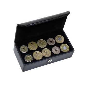 Cuff Links New York Transit Token Collector's Set