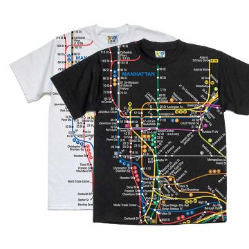 Kids Manhattan Subway Map Tee