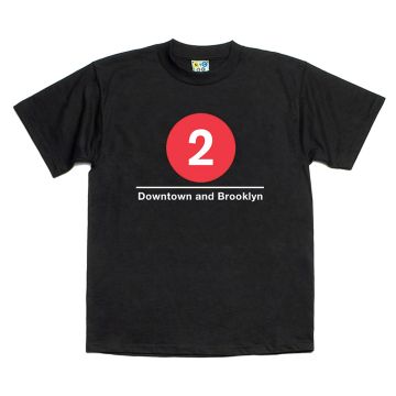 Toddler Tee 2 Train (Downtown and Brooklyn)